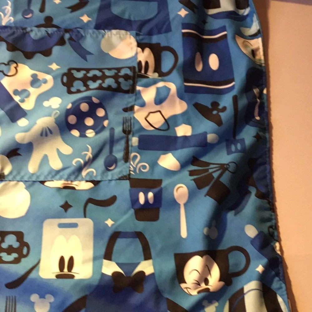 Disney Parks Mickey Mouse Adult Blue Kitchen Apron - Picture 7 of 14